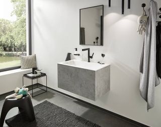 Смеситель для раковины Hansgrohe Finoris 76063670 черный