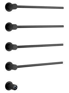 Полотенцесушитель электрический встраиваемый Wonzon & Woghand M?nchen WW-A354-MB 52x70 см с внутренней частью чёрный матовый