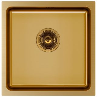 Мойка кухонная Paulmark Vista PM304444-BG брашированное золото