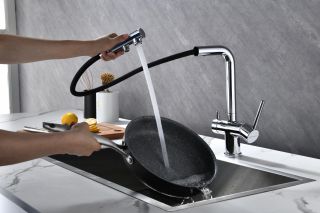 Смеситель для кухни Paulmark Serpentine Se213222-CR хром