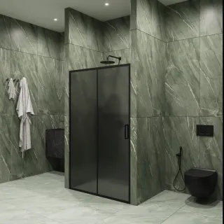 Душевая дверь by Deonria Kupe D-195-120-6-GM-B 120см графит/графит матовый