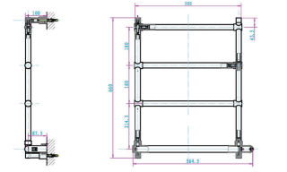 Электрический полотенцесушитель Boheme Imperiale золото 705