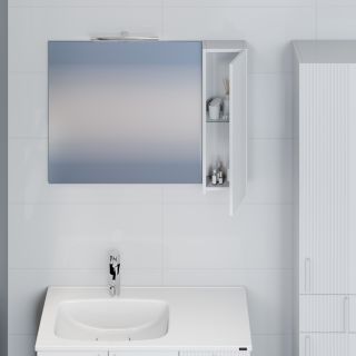 Зеркало-шкаф с подсветкой Санта Вега 700453 90 см