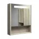 Зеркало-шкаф Comforty Марио 00-00015518 60 см дуб дымчатый