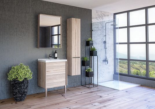 Зеркальный шкаф Акватон Стоун 60см сосна арлингтон 1A231502SX850