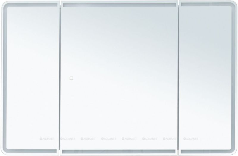 Зеркальный шкаф с подсветкой Aquanet Оптима 341429 120 см
