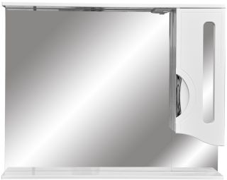 Зеркало-шкаф с подсветкой Stella Polar Сильва 100см белый SP-00000207