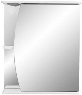 Зеркало-шкаф с подсветкой Stella Polar Лана 60см правый белый SP-00000049