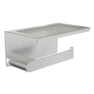 Держатель для туалетной бумаги с полочкой Knotlor PH102BS, сатин