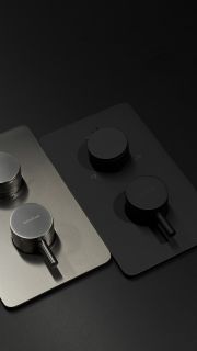 Встраиваемый смеситель для душа Boheme Cell 134-2-NB термостатический брашированный никель