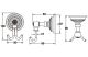 Крючок для ванной комнаты двойной Rose RG1421Q бронза